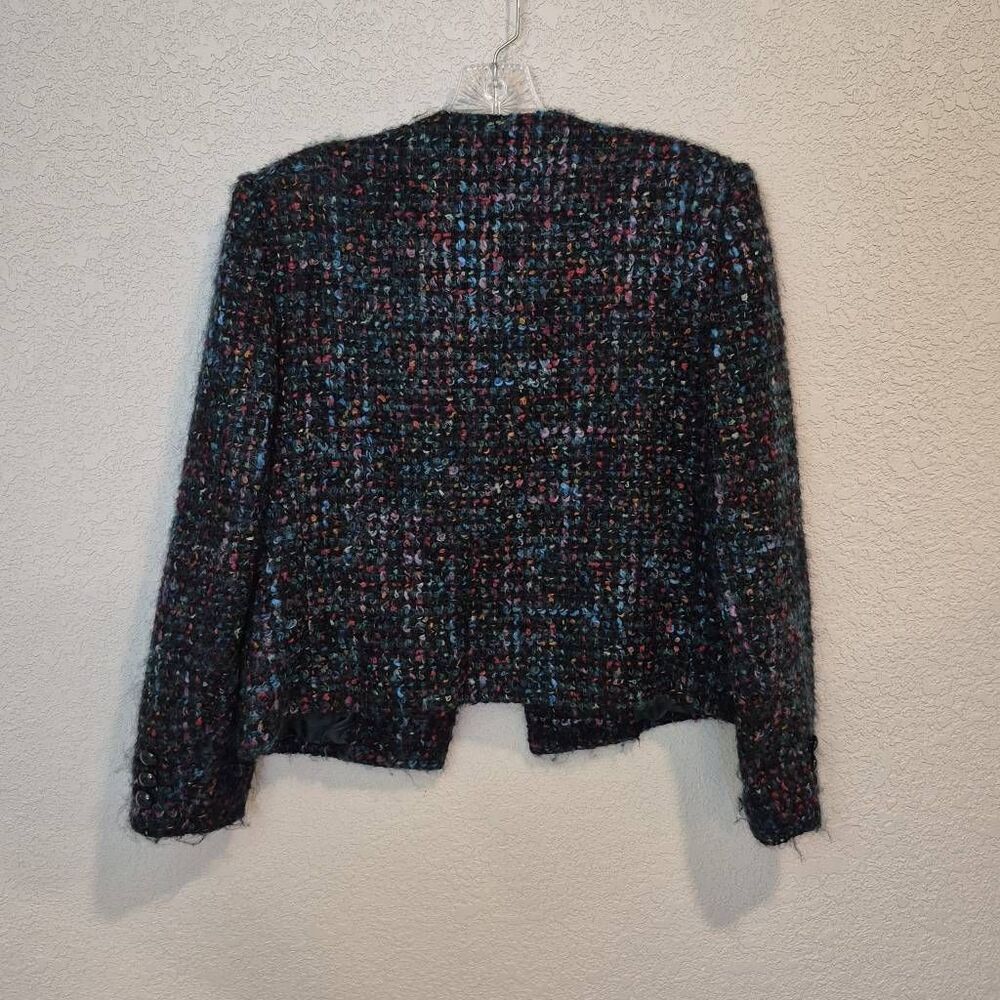 HERBERT GROSSMAN Wool Blend Tweed Jacket Size 8 - Picture 2 of 8